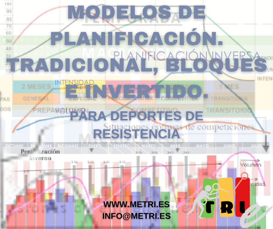 Modelos de planificación deportiva. Tradicional, bloques e invertido